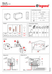 LEGRAND 489 70 Manual De Instrucciones