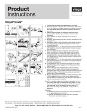 Viega MegaPressG Instrucciones Del Producto