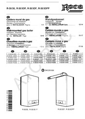 Roca R-30/3OP Instrucciones De Lnstalación, Montaje Y Funcionamiento Para El Instalador