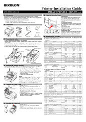 Bixolon SRP-275 Guia De Instalacion