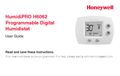 Honeywell HumidiPRO H6062 Guia Del Usuario