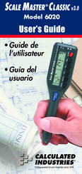 Calculated Industries Scale Master Classic 6020 Guia Del Usuario