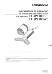 Panasonic ET-JPF100WE Instrucciones De Operación