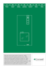 Comelit Quadra 4893 Manual Tecnico