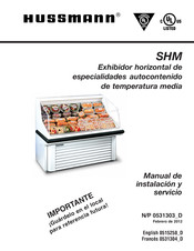 Hussmann SHM-3 Manual De Instalación Y Servicio