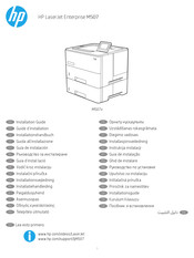 HP LaserJet Enterprise M507 Guia De Instalacion