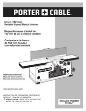 Porter Cable PC160JT Manual De Instrucciones