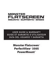 Monster Flatscreen PerfectView 350S PowerMount Guía Del Usuario Y Garantía