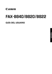 Canon FAX-B840 Guia Del Usuario