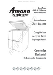 Amana Deepfreeze LW-120 Manual Del Usuario