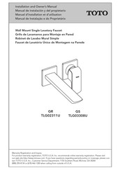 Toto GR TLG02311U Manual De Instalación Y Del Propietario