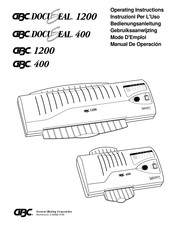 Gbc DOCUSEAL 1200 Manual De Operación