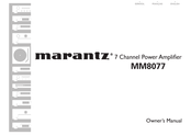 Marantz MM8077 Manual Del Propietário