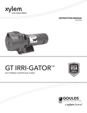 Xylem Goulds GT IRRI-GATOR Manual De Instrucciones