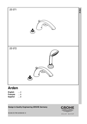 Grohe Arden 25 071 Manual Del Usuario