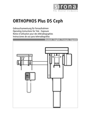 Sirona ORTHOPHOS Plus DS Ceph Instrucciones De Uso