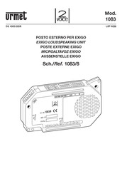 Urmet 1083/8 Manual De Instrucciones