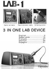 Velleman LAB-1 Manual De Instrucciones