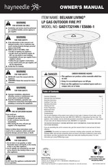 hayneedle BELHAM LIVING ES686-1 El Manual Del Propietario