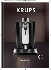 Krups Beertender B90 Manual Del Usuario