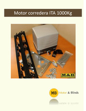 Motor & Blinds ITA 1000Kg Manual Del Usuario