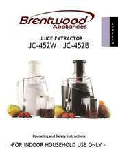 Brentwood Appliances JC-452B Instrucciones De Operación Y Seguridad