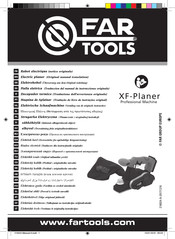 Far Tools XF-Planer Traduccion Del Manual De Instrucciones Originale