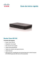 Cisco RV160 Guia De Inicio Rapido