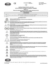 SIOUX SRT10S Serie Instrucciones Y Lista De Piezas