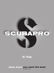 Scubapro X-Tek Manual Del Usuario