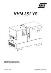 ESAB KHM 351 YS Manual Uso Y Mantenimiento