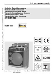 Leuze electronic DDLS 500 Manual De Instrucciones