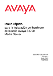 Avaya S8700 Inicio Rápido Para La Instalación