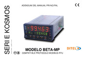 Ditel KOSMOS BETA-MP Manual De Instrucciones