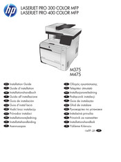 HP LASERJET PRO 300 COLOR MFP M475 Guia De Instalacion