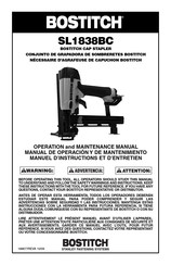 Bostitch SL1838BC Manual De Operación Y De Mantenimiento
