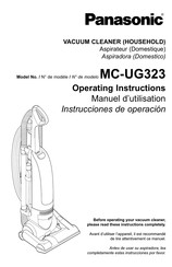 Panasonic MC-UG323 Instrucciones De Operación