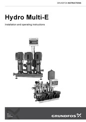 Grundfos Hydro Multi-E Manual Del Usuario
