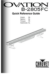 Chauvet Professional OVATION B-2305FC Guía De Referencia Rápida