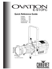 Chauvet Professional Ovation E-910FC Guía De Referencia Rápida