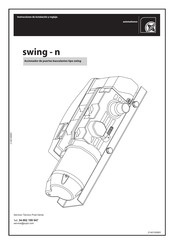 Pujol swing - n Instrucciones De Instalación Y Reglaje