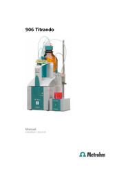 Metrohm 906 Titrando Manual Del Usuario