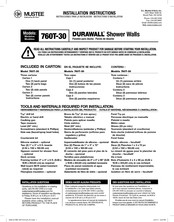 Mustee DURAWALL 760T-30 Instrucciones Para La Instalación