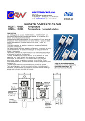 Delta OHM HD226 Serie Manual Del Usuario