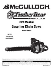 McCulloch TimberBear TM502 Manual Del Usuario