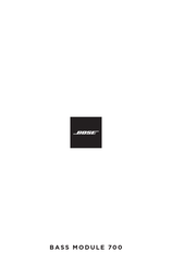 Bose 700 Manual Del Usuario
