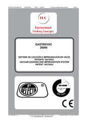 J.P. SELECTA ICC GASTROVAC 20000 Manual De Instrucciones