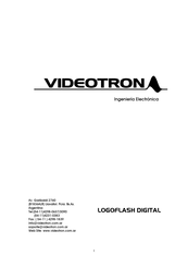 Videotron LOGOFLASH D Manual Del Usuario