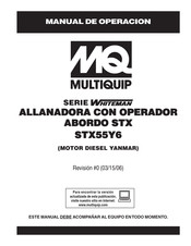 MULTIQUIP STX55Y6 Manual De Operación