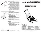 McCulloch M56-875DWA Manual De Las Instrucciones